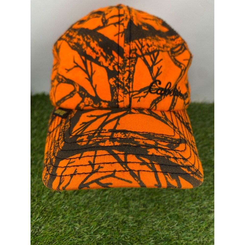Cabela's Gore-Tex Thinsulate Blaze Orange Camouflage Hunting Cap XL Fabric